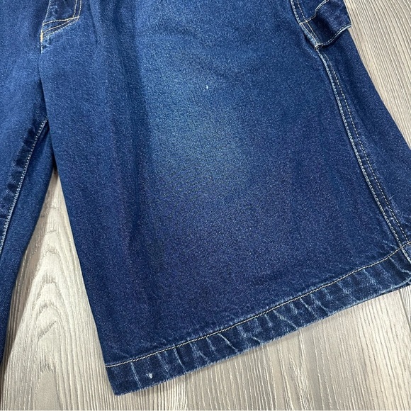 ecko unltd Y2K Dark Wash Jean Shorts Carpenter Style Baggy Denim Men’s 36 - Picture 3 of 9